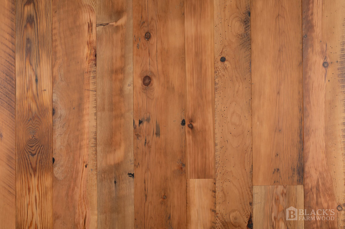 Reclaimed Wide Plank Pine Flooring
